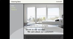 Desktop Screenshot of cleaningbeesmi.com